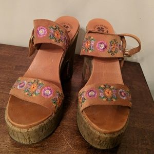 Lucky brand 9m platform cork